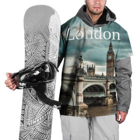 Накидка на куртку 3D с принтом London , 100% полиэстер |  | england | london | vjcn. биг бен | англия | британия | великобритания | владычица морей | город | гостеприимный | дождей | клевый | красивый | лилия | лондон | на темзе | окна | прикольный | столица | тауэр