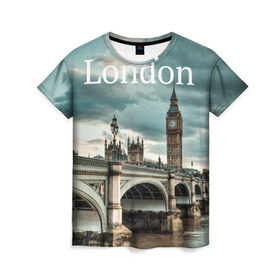 Женская футболка 3D с принтом London , 100% полиэфир ( синтетическое хлопкоподобное полотно) | прямой крой, круглый вырез горловины, длина до линии бедер | england | london | vjcn. биг бен | англия | британия | великобритания | владычица морей | город | гостеприимный | дождей | клевый | красивый | лилия | лондон | на темзе | окна | прикольный | столица | тауэр