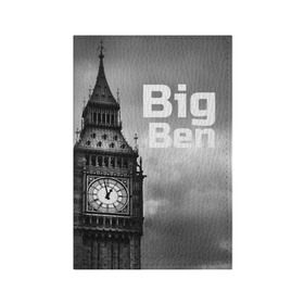 Обложка для паспорта матовая кожа с принтом Big Ben , натуральная матовая кожа | размер 19,3 х 13,7 см; прозрачные пластиковые крепления | Тематика изображения на принте: england | london | англия | биг бен | лондон