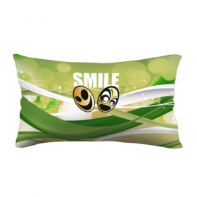 Подушка 3D антистресс с принтом Smile , наволочка — 100% полиэстер, наполнитель — вспененный полистирол | состоит из подушки и наволочки на молнии | 