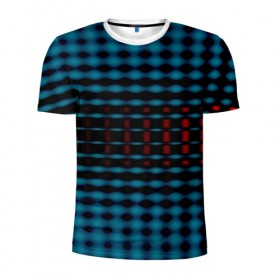 Мужская футболка 3D спортивная с принтом focal spot , 100% полиэстер с улучшенными характеристиками | приталенный силуэт, круглая горловина, широкие плечи, сужается к линии бедра | dot | pattern | point | абстракция | точки | узоры