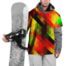 Накидка на куртку 3D с принтом block color , 100% полиэстер |  | Тематика изображения на принте: 