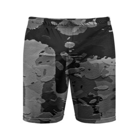 Мужские шорты 3D спортивные с принтом Black&Gray ,  |  | Тематика изображения на принте: 