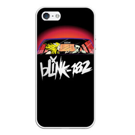 Чехол для iPhone 5/5S матовый с принтом Blink-182 , Силикон | Область печати: задняя сторона чехла, без боковых панелей | blink | california | pop | punk | rock | группа | калифорния | панк | рок