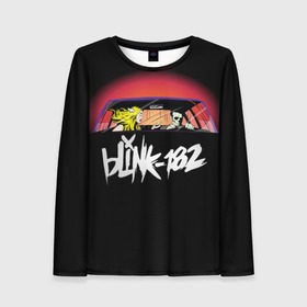 Женский лонгслив 3D с принтом Blink-182 , 100% полиэстер | длинные рукава, круглый вырез горловины, полуприлегающий силуэт | blink | california | pop | punk | rock | группа | калифорния | панк | рок