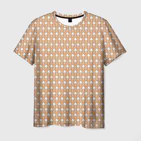 Мужская футболка 3D с принтом Full ICream , 100% полиэфир | прямой крой, круглый вырез горловины, длина до линии бедер | Тематика изображения на принте: food | ice cream | love | вкусно | еда | мороженое
