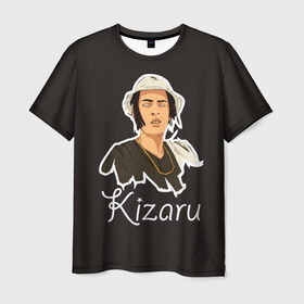 Мужская футболка 3D с принтом Kizaru , 100% полиэфир | прямой крой, круглый вырез горловины, длина до линии бедер | кизару