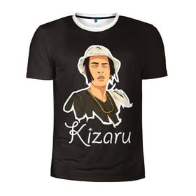 Мужская футболка 3D спортивная с принтом Kizaru , 100% полиэстер с улучшенными характеристиками | приталенный силуэт, круглая горловина, широкие плечи, сужается к линии бедра | кизару
