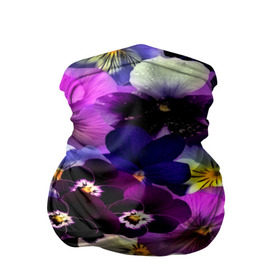 Бандана-труба 3D с принтом Flower Garden , 100% полиэстер, ткань с особыми свойствами — Activecool | плотность 150‒180 г/м2; хорошо тянется, но сохраняет форму | паттерн | разноцветный | цветы