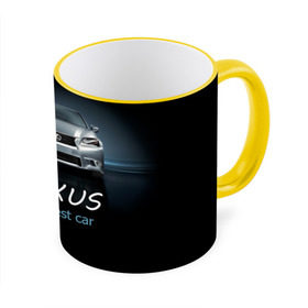 Кружка 3D с принтом Lexus the best car , керамика | ёмкость 330 мл | auto | авто | автомобиль | водитель | гиперкар | лексус | машина | суперкар | тачка