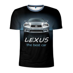 Мужская футболка 3D спортивная с принтом Lexus the best car , 100% полиэстер с улучшенными характеристиками | приталенный силуэт, круглая горловина, широкие плечи, сужается к линии бедра | auto | авто | автомобиль | водитель | гиперкар | лексус | машина | суперкар | тачка