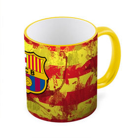Кружка 3D с принтом Барселона №1! , керамика | ёмкость 330 мл | barcelona | fc | fcb | барселона | испания | футбольный клуб