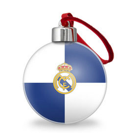 Ёлочный шар с принтом Real Madrid №1! , Пластик | Диаметр: 77 мм | fc | fcb | lfp | real madrid | болельщикам | испания | испанская премьер лига | испанский | мадрид | реал | реал мадрид | футбольный клуб