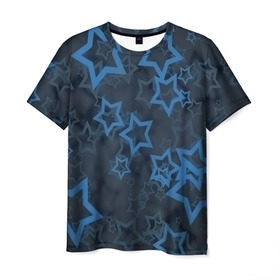 Мужская футболка 3D с принтом Звёзды , 100% полиэфир | прямой крой, круглый вырез горловины, длина до линии бедер | nebula | space | star | вселенная | звезды | космический | космос | плеяды | пространство