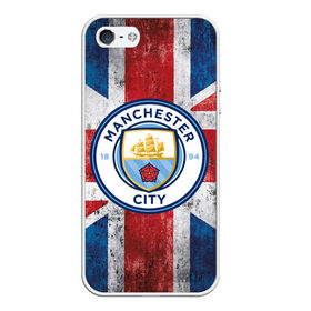 Чехол для iPhone 5/5S матовый с принтом Manchester city 1894 , Силикон | Область печати: задняя сторона чехла, без боковых панелей | англия | британия | манчестер | манчестер сити