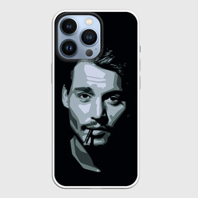 Чехол для iPhone 13 Pro с принтом Джонни Депп ,  |  | Тематика изображения на принте: johnny depp | джонни депп