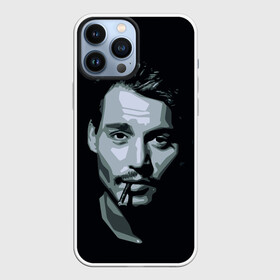 Чехол для iPhone 13 Pro Max с принтом Джонни Депп ,  |  | Тематика изображения на принте: johnny depp | джонни депп