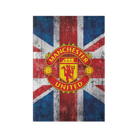 Обложка для паспорта матовая кожа с принтом Manchester United №1! , натуральная матовая кожа | размер 19,3 х 13,7 см; прозрачные пластиковые крепления | manchester united | манчестер | юнайтед