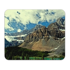 Коврик прямоугольный с принтом Высокие горы , натуральный каучук | размер 230 х 185 мм; запечатка лицевой стороны | пейзаж