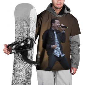 Накидка на куртку 3D с принтом Linkin Park , 100% полиэстер |  | Тематика изображения на принте: bennington | chester | linkin park | беннингтон | линкин парк | честер