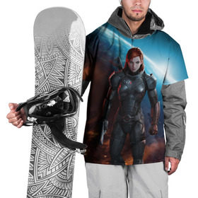 Накидка на куртку 3D с принтом Mass Effect , 100% полиэстер |  | Тематика изображения на принте: n7 | shepard | галактика | жнец | космос | масс | нормандия | планета | шепард | эффект