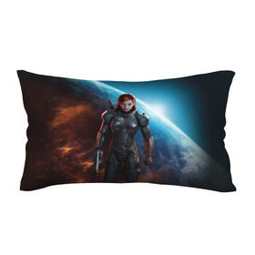 Подушка 3D антистресс с принтом Mass Effect , наволочка — 100% полиэстер, наполнитель — вспененный полистирол | состоит из подушки и наволочки на молнии | n7 | shepard | галактика | жнец | космос | масс | нормандия | планета | шепард | эффект