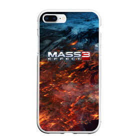 Чехол для iPhone 7Plus/8 Plus матовый с принтом Mass Effect , Силикон | Область печати: задняя сторона чехла, без боковых панелей | n7 | shepard | галактика | жнец | космос | масс | нормандия | планета | шепард | эффект