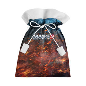Подарочный 3D мешок с принтом Mass Effect , 100% полиэстер | Размер: 29*39 см | n7 | shepard | галактика | жнец | космос | масс | нормандия | планета | шепард | эффект