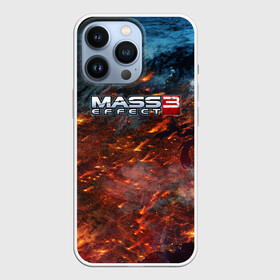 Чехол для iPhone 13 Pro с принтом Mass Effect ,  |  | n7 | shepard | галактика | жнец | космос | масс | нормандия | планета | шепард | эффект