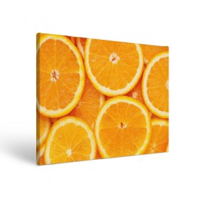 Холст прямоугольный с принтом Апельсинка , 100% ПВХ |  | апельсин | свежесть | фрукт