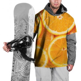 Накидка на куртку 3D с принтом Апельсинка , 100% полиэстер |  | апельсин | свежесть | фрукт