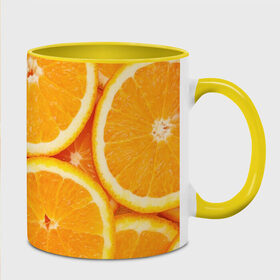 Кружка 3D с принтом Апельсинка , керамика | ёмкость 330 мл | апельсин | свежесть | фрукт