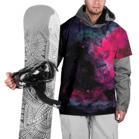 Накидка на куртку 3D с принтом Загадочный космос , 100% полиэстер |  | space | star | вселенная | звезды | космический | космос | созвездие