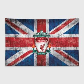Флаг-баннер с принтом Ливерпуль ФК , 100% полиэстер | размер 67 х 109 см, плотность ткани — 95 г/м2; по краям флага есть четыре люверса для крепления | apl | est | fc | footbal club | liverpool | англия | апл | британия | игра | ливерпуль | лондон | футбол | футбольный клуб
