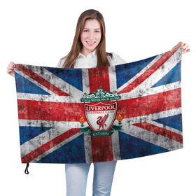 Флаг 3D с принтом Ливерпуль ФК , 100% полиэстер | плотность ткани — 95 г/м2, размер — 67 х 109 см. Принт наносится с одной стороны | apl | est | fc | footbal club | liverpool | англия | апл | британия | игра | ливерпуль | лондон | футбол | футбольный клуб