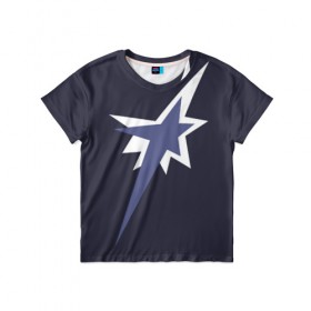 Детская футболка 3D с принтом Star in star , 100% гипоаллергенный полиэфир | прямой крой, круглый вырез горловины, длина до линии бедер, чуть спущенное плечо, ткань немного тянется | fashion | абстракция | звезда | мода