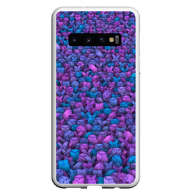 Чехол для Samsung Galaxy S10 с принтом Загадочные совы , Силикон | Область печати: задняя сторона чехла, без боковых панелей | Тематика изображения на принте: птица | птицы | синий | сиреневый | сова | толпа | филин | фиолетовый
