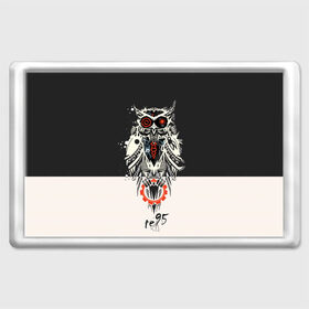 Магнит 45*70 с принтом Owl , Пластик | Размер: 78*52 мм; Размер печати: 70*45 | three days grace