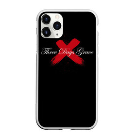 Чехол для iPhone 11 Pro Max матовый с принтом Three Days Grace , Силикон |  | three days grace