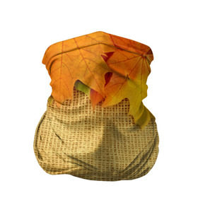 Бандана-труба 3D с принтом Foliage , 100% полиэстер, ткань с особыми свойствами — Activecool | плотность 150‒180 г/м2; хорошо тянется, но сохраняет форму | листья | осень