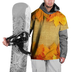 Накидка на куртку 3D с принтом Foliage , 100% полиэстер |  | листья | осень