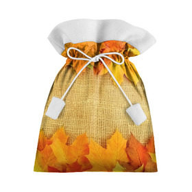 Подарочный 3D мешок с принтом Foliage , 100% полиэстер | Размер: 29*39 см | Тематика изображения на принте: листья | осень