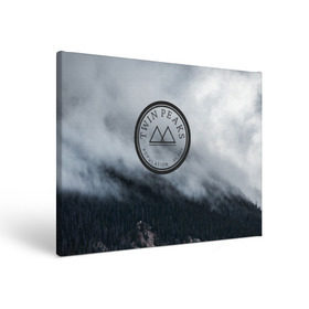 Холст прямоугольный с принтом Twin Peaks , 100% ПВХ |  | Тематика изображения на принте: twin peaks | дэвид линч | лес | лора палмер | сова | твин пикс | туман