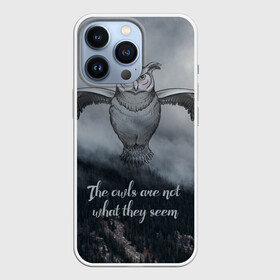 Чехол для iPhone 13 Pro с принтом Twin Peaks ,  |  | twin peaks | дэвид линч | лес | лора палмер | сова | твин пикс | туман