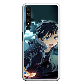 Чехол для Honor 20 с принтом Kirito , Силикон | Область печати: задняя сторона чехла, без боковых панелей | Тематика изображения на принте: anime | kirito | sao | sword art online | аниме | кирито | мастера меча онлайн