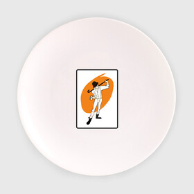 Тарелка 3D с принтом Заводной апельсин , фарфор | диаметр - 210 мм
диаметр для нанесения принта - 120 мм | Тематика изображения на принте: clockwork orange | берджесс | заводной апельсин | кубрик | молоко