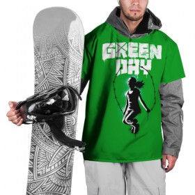 Накидка на куртку 3D с принтом Green Day , 100% полиэстер |  | american idiot | green day | грин дей | грин дэй