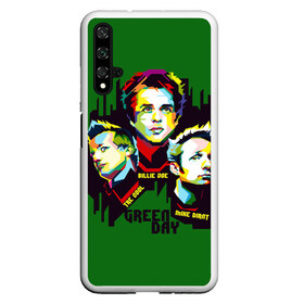 Чехол для Honor 20 с принтом Green Day , Силикон | Область печати: задняя сторона чехла, без боковых панелей | american idiot | green day | грин дей | грин дэй