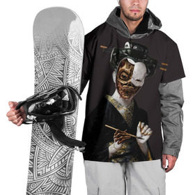 Накидка на куртку 3D с принтом Ghost In The Shell 1 , 100% полиэстер |  | Тематика изображения на принте: anime