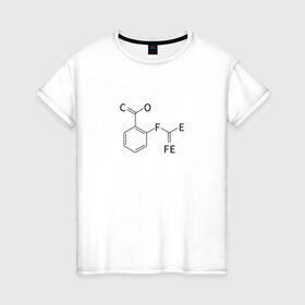 Женская футболка хлопок с принтом Coffee , 100% хлопок | прямой крой, круглый вырез горловины, длина до линии бедер, слегка спущенное плечо | кофе | кофейня | кофеман | любовь | напиток | химия | чай